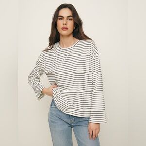 reformation oversized long sleeve tee